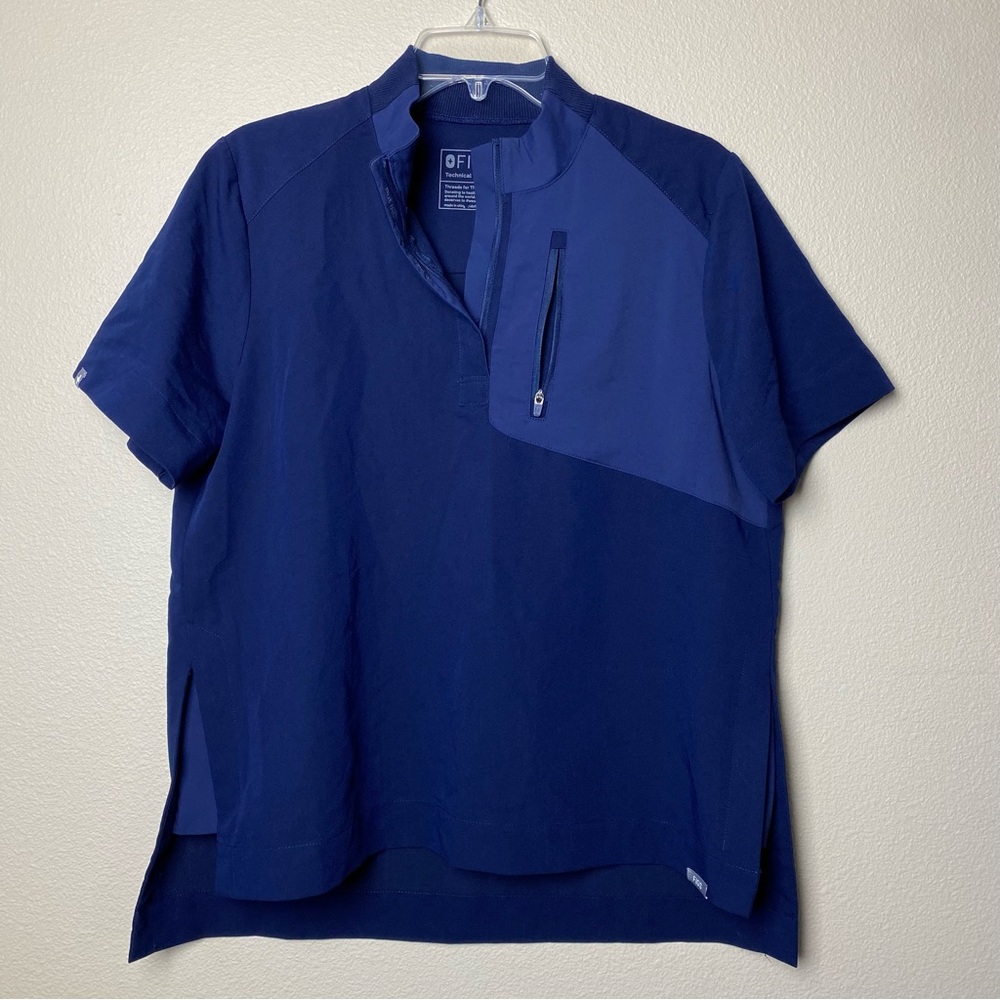 FIGS Jundah Short Sleeve M - Navy